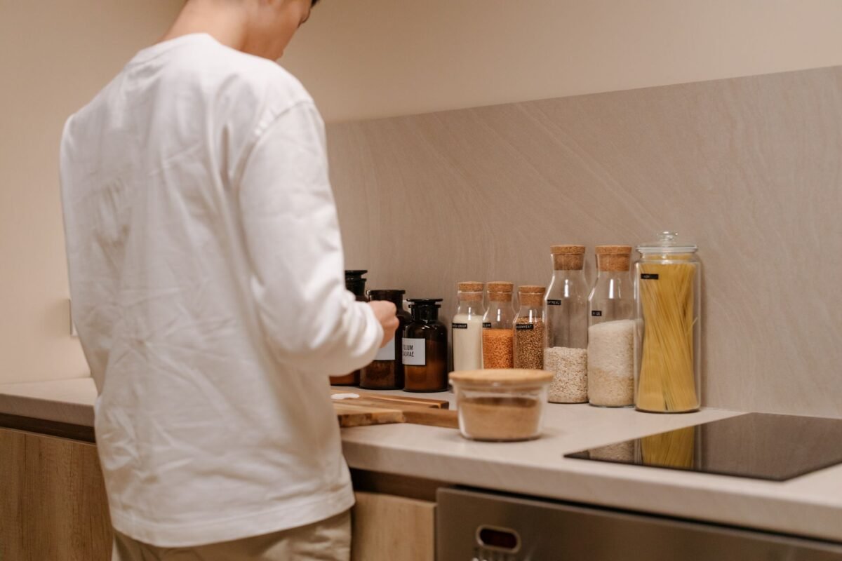 Mostrador de cocina limpio