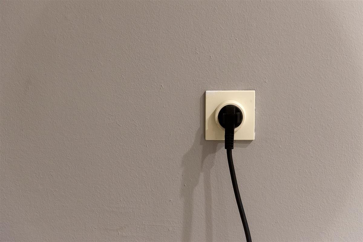 Enchufe eléctrico en la pared